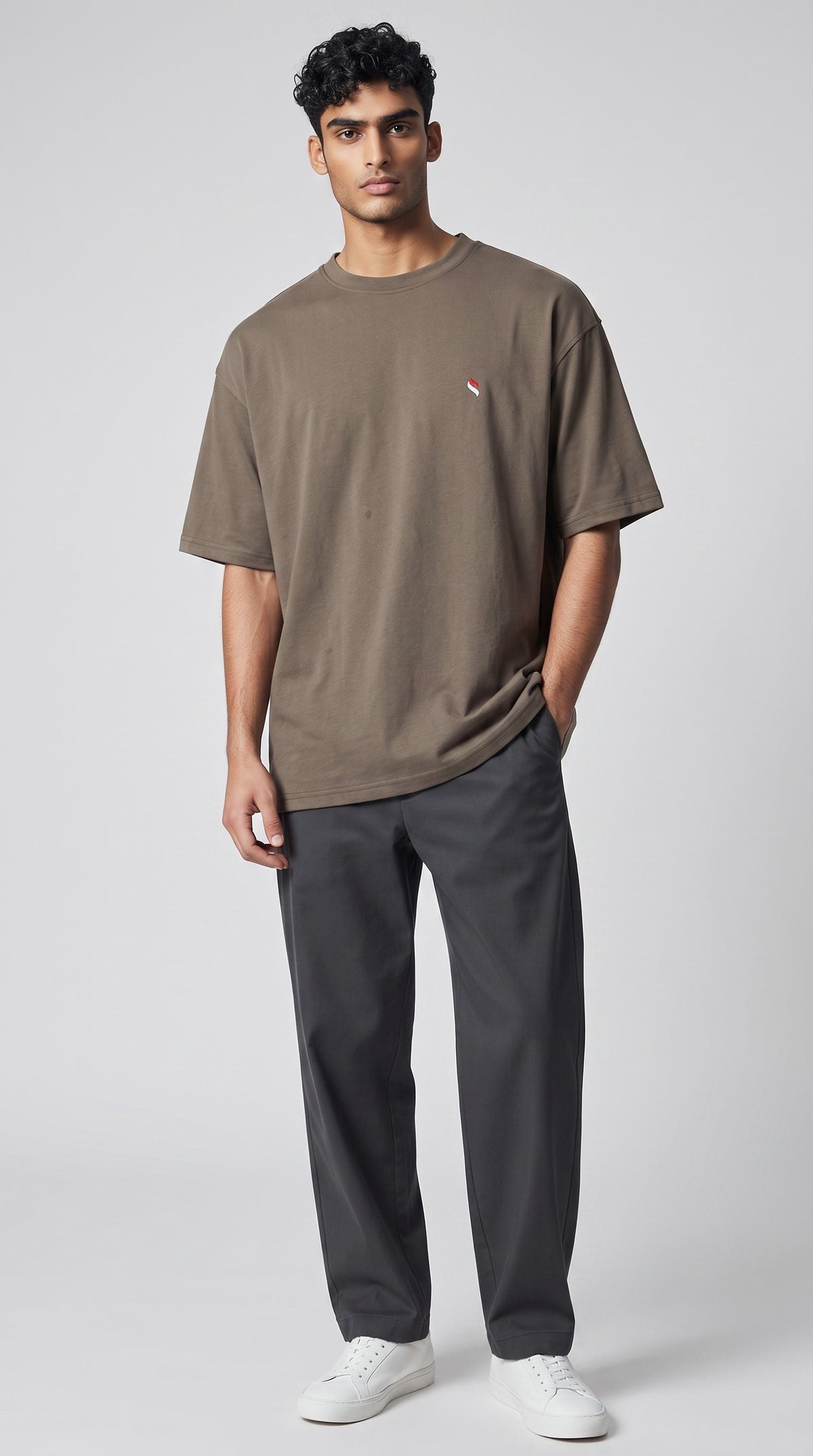 Mercedes Benz Brabus Graphic Oversized T-Shirt – Brown