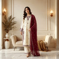 Gulrukh — Embroidered Lawn Cotton 3-Piece Suit